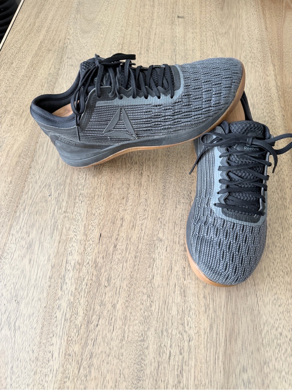Reebok Crossfit Nano 8.0 Women's Size 8 Gym Work Out Shoes Black Flexweave